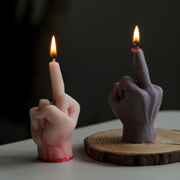 Middle Finger Scented Candle DIY Mold - Image 4