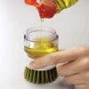 Dishwashing And Pot Washing Brush With Liquid Soap For Tableware - Image 5