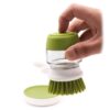 Dishwashing And Pot Washing Brush With Liquid Soap For Tableware